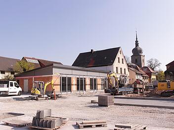 Noch sind die Bauarbeiten im Gang. Eine Beeinträchtigung durch die Corona-Krise gibt es nicht. Foto: Yannick Hupfer