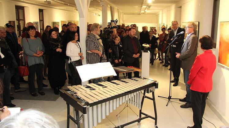 Aus der Ausstellung im Kunstraum   Richard Sänger