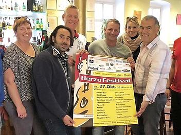 Die Wirte der teilnehmenden Lokale freuen sich auf das nächste Herzo-Festival.  Foto: privat
