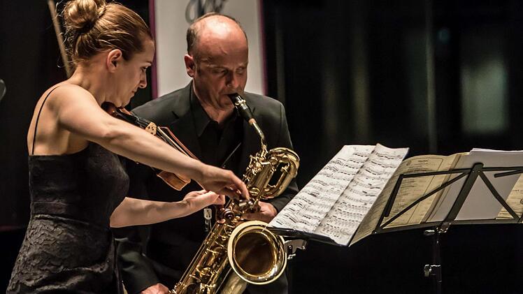 Das Trio Rhapsody Three begeisterte das Publikum beim Coburger "Verein". Foto: Jochen Berger