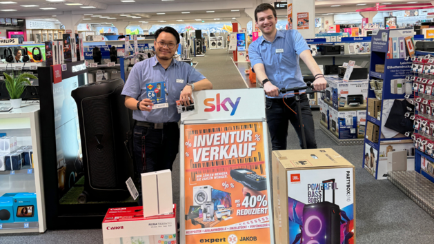 Super Sparangebote beim großen Inventurverkauf von expert Jakob