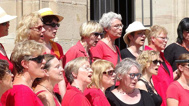 Impressionen vom Chorfest Coburg: Dezibella "Der Erlanger Frauenchor"Foto: Jochen Berger
