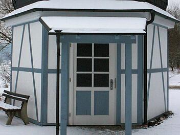 Kommt die Werrabahn durch das Lautertal, ist sie weg: Der Franziskuskapelle steht direkt auf einer der möglichen Trassen.