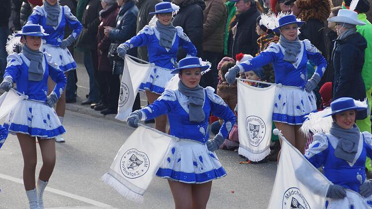 Mädchengarde Zapfendorf Foto: Johannes Michel
