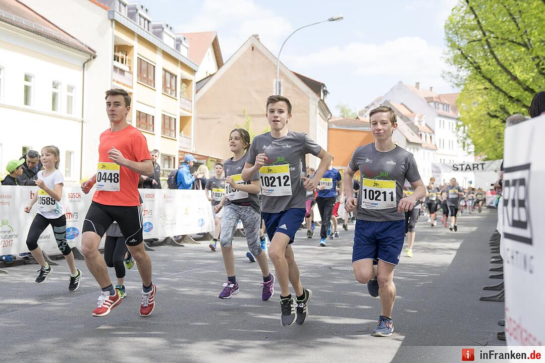 Weltkulturerbelauf 2017 in Bamberg: Der Stadtwerke Schüler-Lauf