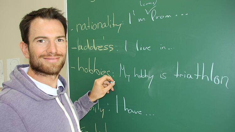 Chris Dels unterrichtet an der Berufsfachschule in Vierzehnheiligen Englisch und Bewegungserziehung.Matthias Einwag