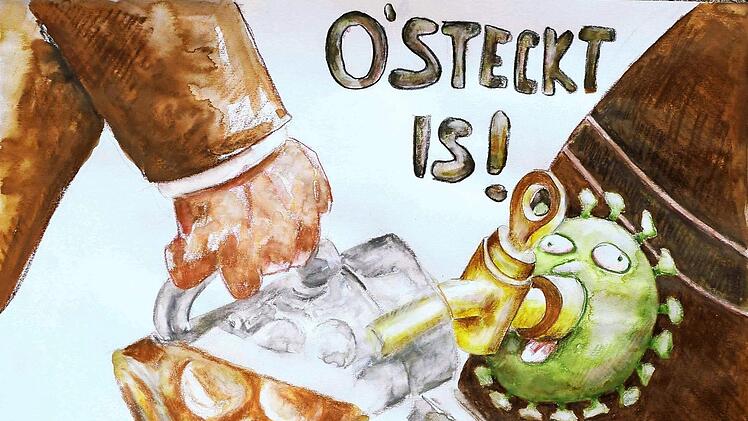 Passend zum coronabedingten Ausfall des Münchner Oktoberfests zeichnete Hermann Hacker diese aktuelle Karikatur,