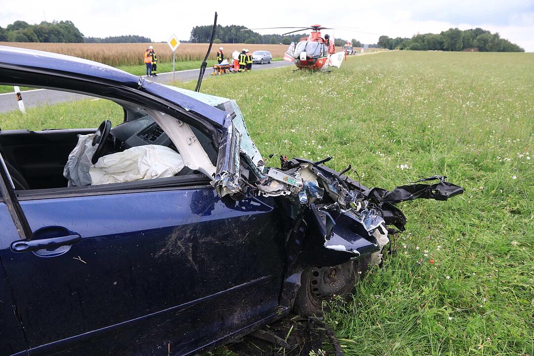 Schwerer Unfall im Landkreis Bamberg
