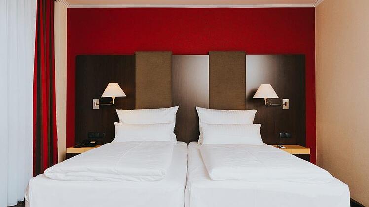 Doppelzimmer im Hotel Forsthaus Fürth.