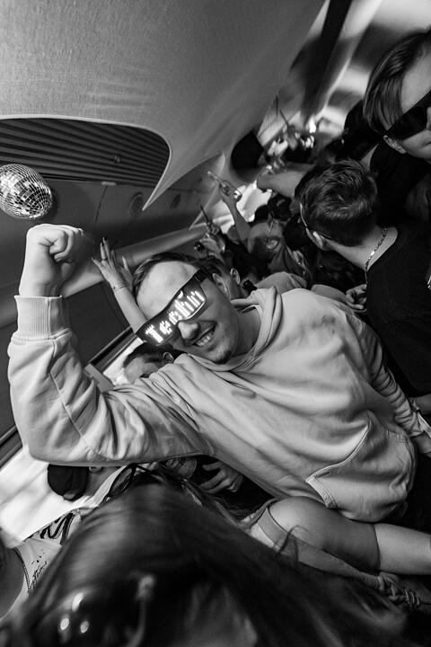 Die beste Party im Zug!