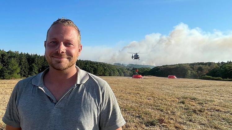Waldbrand im H&uuml;rtgenwald