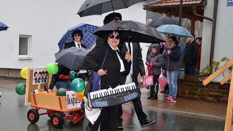 Der Faschingszug in Gefäll hat Spaß gemacht. Foto: Kathrin Kupka-Hahn