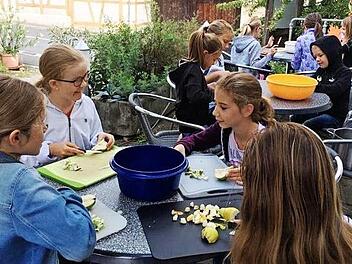 Die Kinder waren drei Stunden lang mit vollem Einsatz sowie Freude dabei. Foto: privat