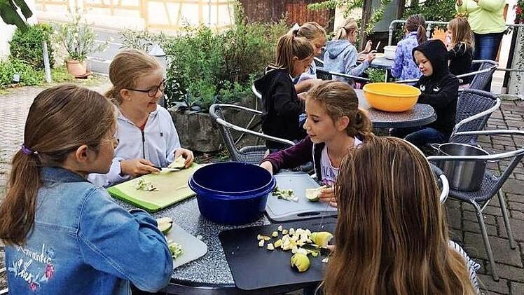 Die Kinder waren drei Stunden lang mit vollem Einsatz sowie Freude dabei. Foto: privat