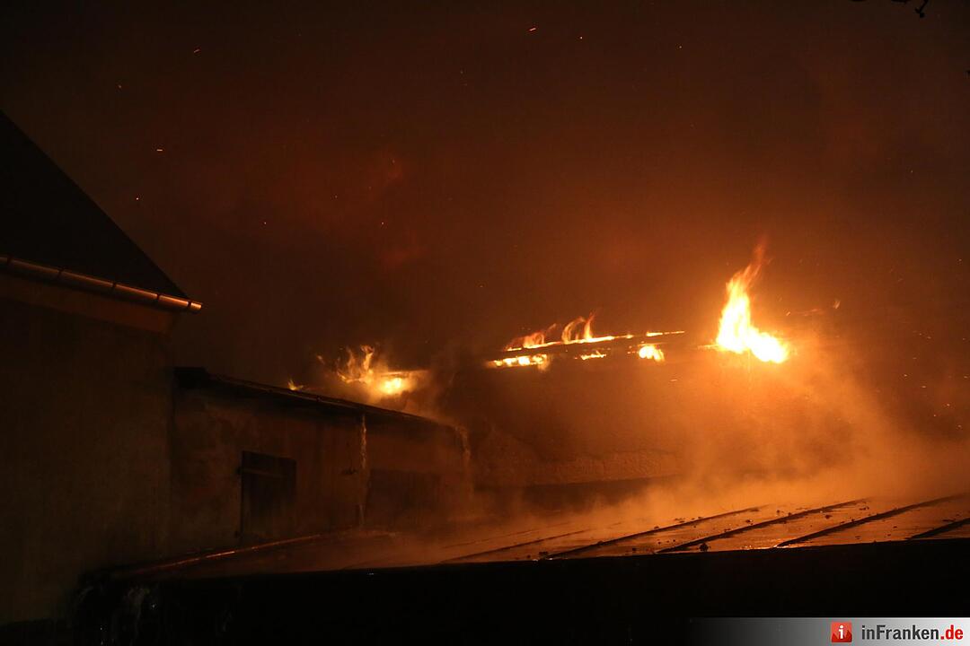 Grossbrand im ehemaligen Kinosaal in Kirchenlamitz