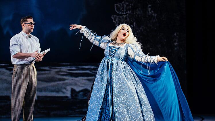 In der Inszenierung von Felix Seiler feierte das Musical "Otello darf nicht platzen" seine Coburger Erstaufführung am Landestheater.Foto: Sebastian Buff
