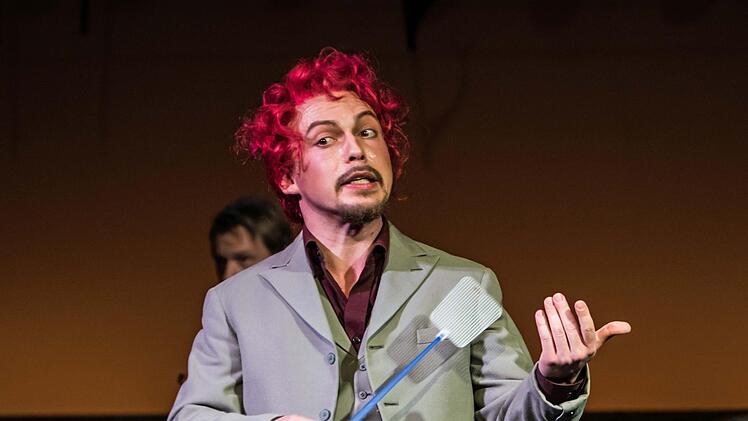 Impressionen vom Kinderkonzert "Herr Buffo und der Notendieb" im Coburger Theater in der Reithalle: Ingo Paulick.Foto: Jochen Berger