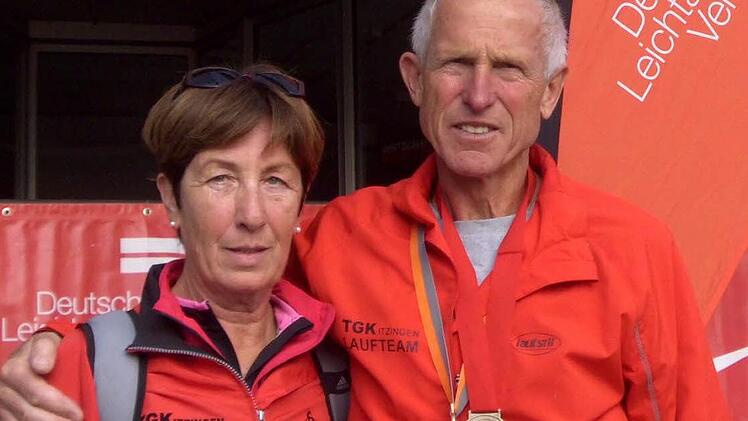 Begleitet ihren Mann bei etlichen Marathons und ist selbst leidenschaftliche Läuferin: Anita Beuschel. "Für die Unterstützung meiner Frau bin ich unendlich dankbar. Sie ist eine große Hilfe", sagt Werner Beuschel.