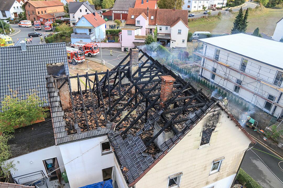 Großbrand in Lichtenfels