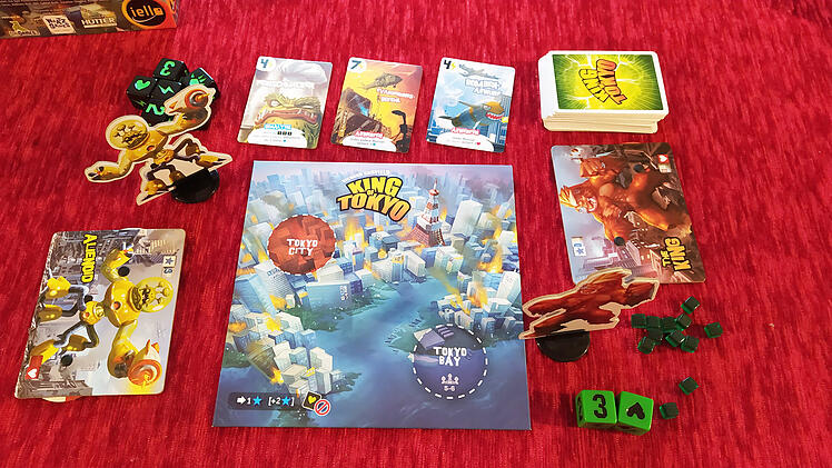 King of Tokyo im Test - Witziger Karten- und Würfelspiel-Mix für Godzilla-Fans