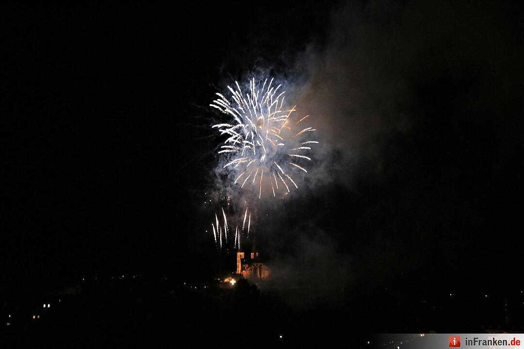 Sandkerwa-Feuerwerk in Bamberg