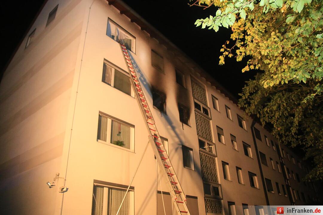 Brand in Mehrfamilienhaus in Memmelsdorf