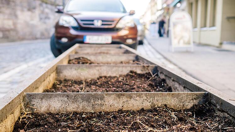Den Winter über waren die Blumenkästen mit Streu abgedeckt. Foto: Marian Hamacher