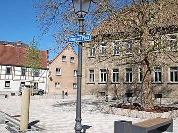 Am Stenyer Platz kann zum Stadtfest ein zweiter Veranstaltungsort entstehen.  Foto: Thomas Malz
