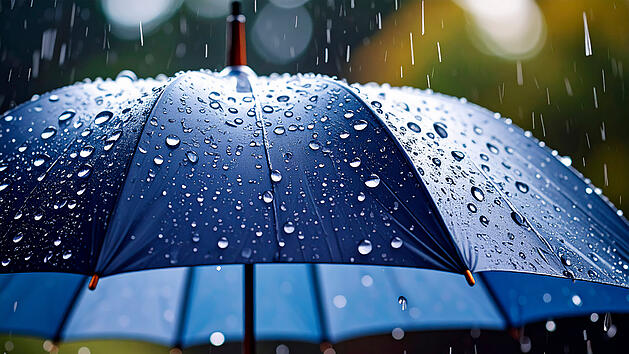 Regen, Sommerregen, Gewitter, Regenschirm