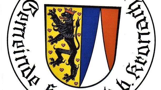 Das Wappen ehemals selbstständigen Gemeinde Haßlach bei Kronach erinnert an die Lehenszeit. Repro: Fleischmann