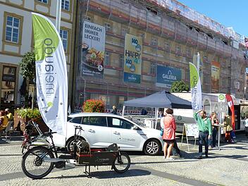 Vom Lastenfahrrad bis zum Bobbycar war am Maxplatz alles vertreten. Alle Fotos: Julian Megerle