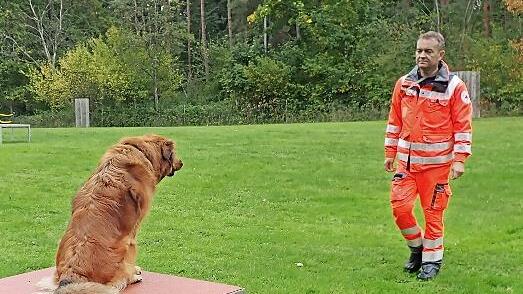Marco Kraus mit seiner Polly.