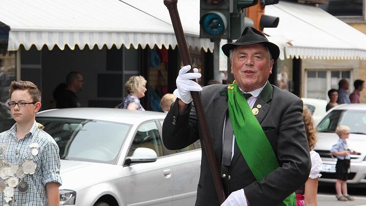 Heinz Schmidt von den Kronacher Schützen