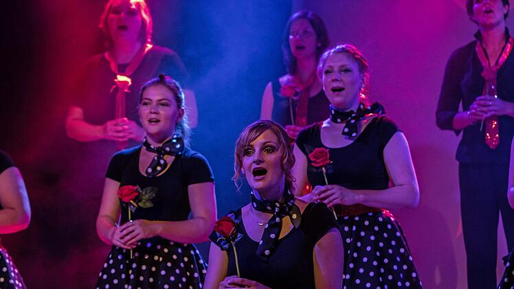 Impressionen von der Show-Gala des Vocalensembles Coburg unter der Leitung von Steffi Berg in Bad RodachFoto: Jochen Berger