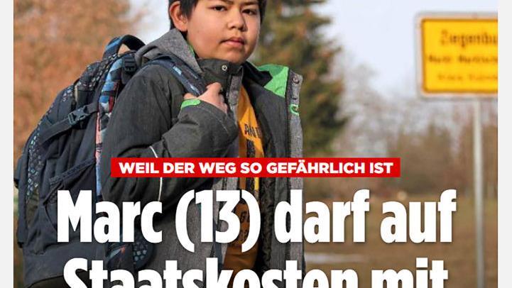 "Bild" berichtete auf der Homepage groß über das Urteil und ging nicht gerade zimperlich mit dem Landratsamt um, spricht von "Bürokraten" und einer Abrechnung der Richterin.  Screenshots: FT