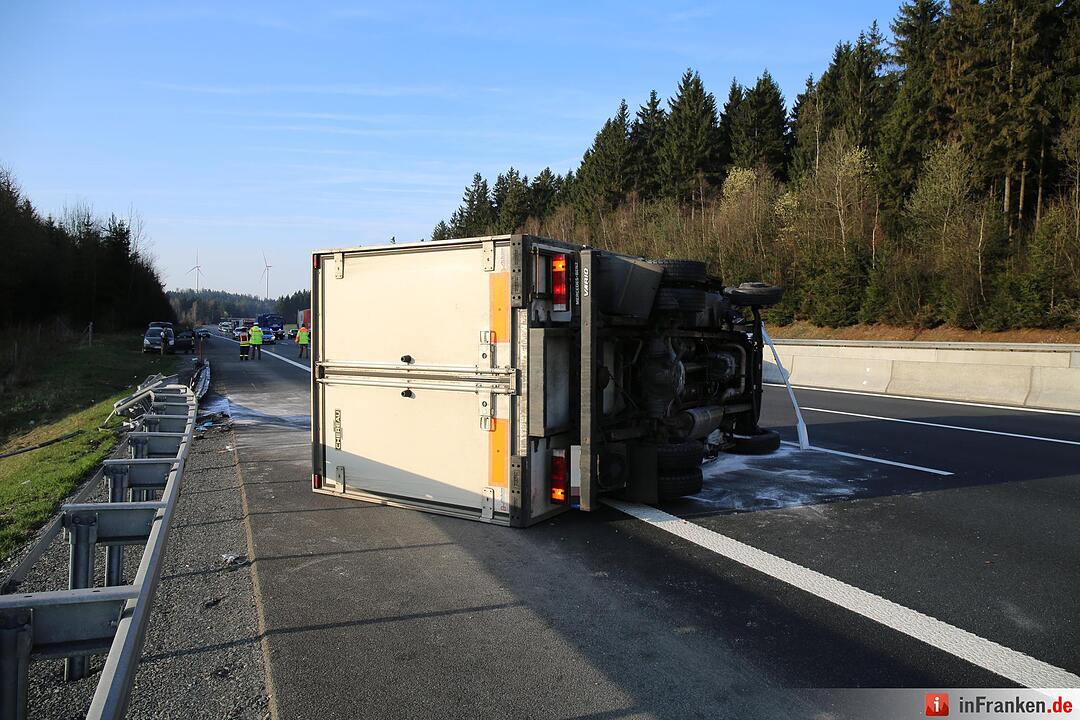 Unfall auf der A9 bei Gefrees