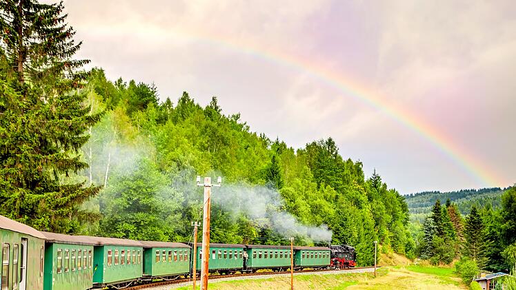 Fichtelbergbahn, Erzgebirge, Sachsen, Deutschland   von Sina Ettmer