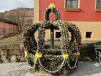 Osterbrunnen in Friesen (Hirscheid) Archivbild: Jürgen Hofmann