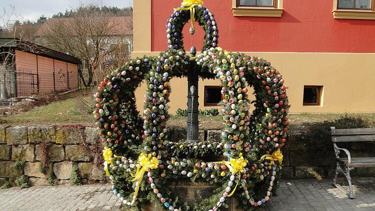 Osterbrunnen in Friesen (Hirscheid) Archivbild: Jürgen Hofmann