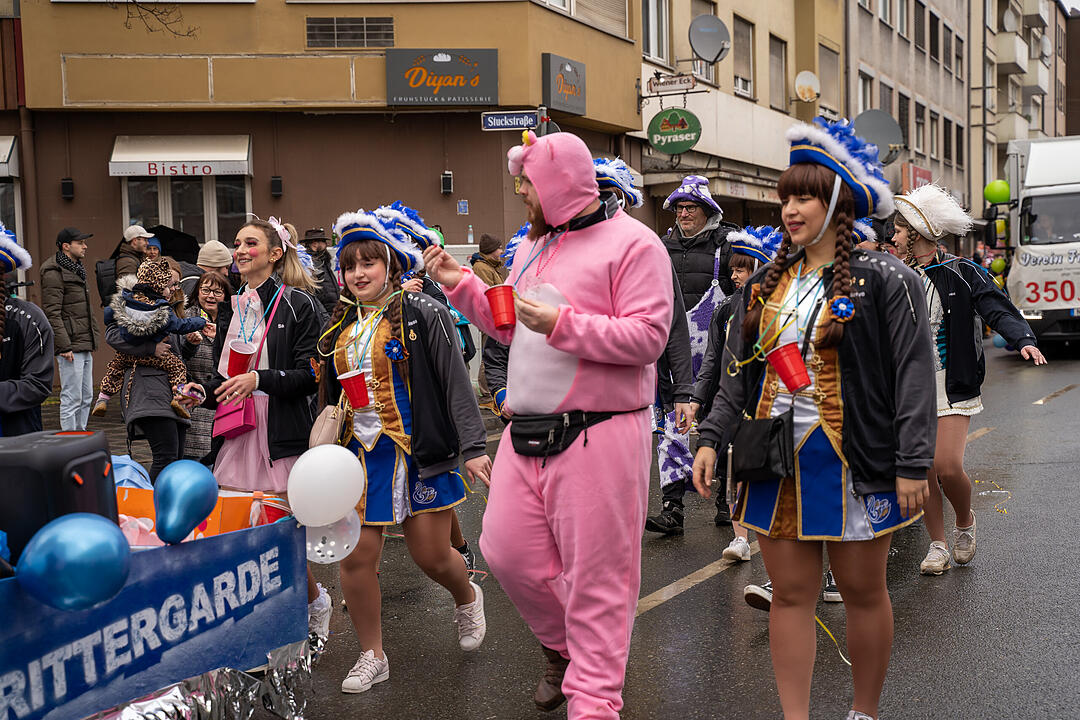 Der traditionelle Umzug zog ca. 70.000 Faschingsfreunde an.
