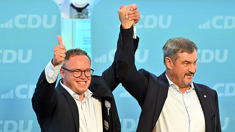 Mario Voigt und Markus Söder frotzeln über Bratwurstkampf