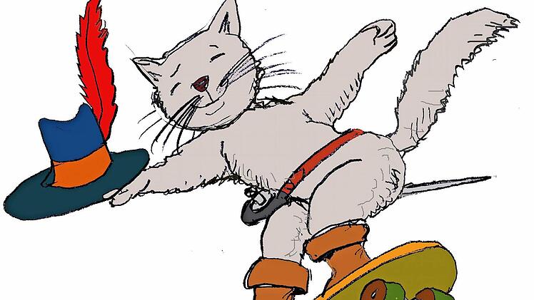 aul Maar hat nicht nur das Sams erfunden (unten), sondern auch viele andere Persönlichkeiten — vom gestiefelten Skater ...