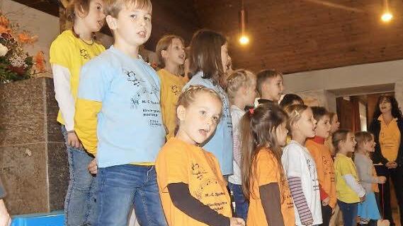 In der Christuskirche sangen die Kinder aus dem Matthias-Claudius-Kindergarten ihre liebsten Lieder.