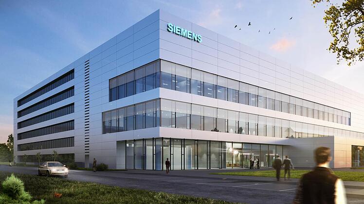 Schön auch bei Nacht: der Neubau wird 22 Meter hoch und soll Ende 2015 fertiggestellt werden.