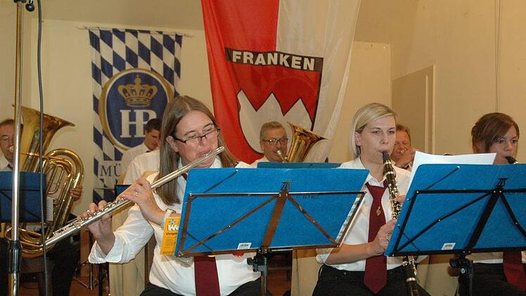 Die Stadtkapelle Coburg spielte im "Münchner Hofbräu" zum "Tag der Heimat" auf. Foto: Edwin Meißinger