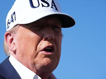 US-Präsident Trump unterwegs