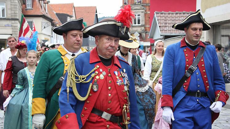 Historischer Festzug durch Kronach. Foto: Marco Meißner