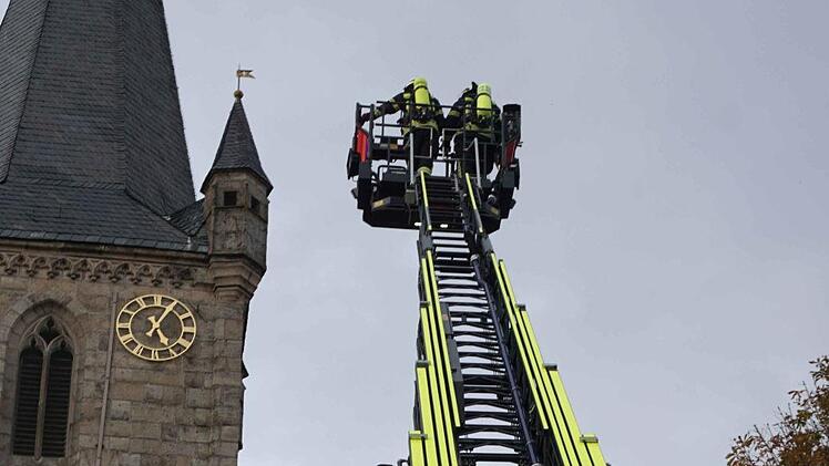 Impressionen von der Übung    Foto: Richard Sänger