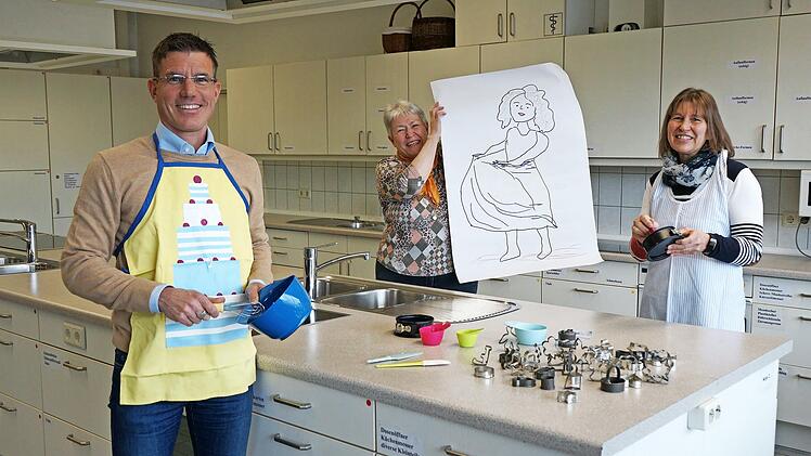 Christian Frank vom City-Management sowie Elvira Werner und Michaela Wiegner (v. l.) freuen sich schon auf den Besuch der Kinder.