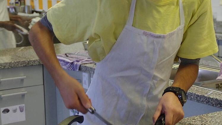 Unterricht für die unbegleiteten Jugendlichen. Foto: Marco Meißner